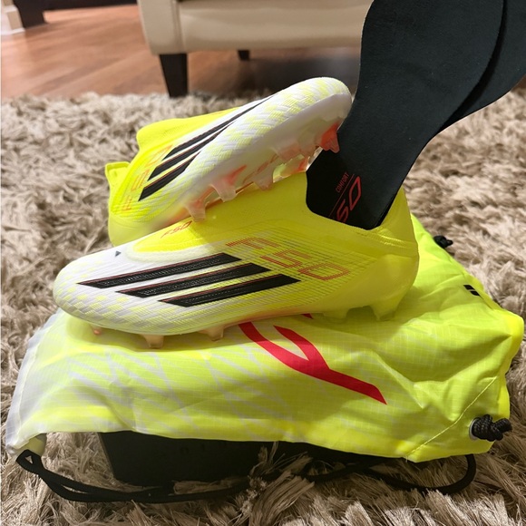 Adidas F50 Cleats - Neon Yellow and Black